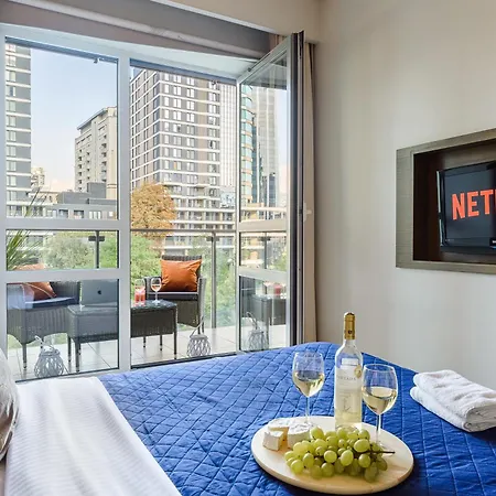 Lumina I Deluxe 2-room With Parking I Ac I Balcony I Platinum Towers * Varsóvia