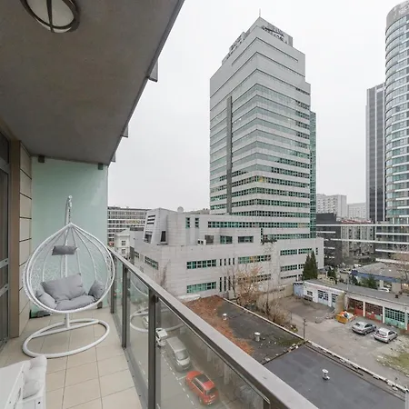 Apartamento Lumina I Deluxe 2-room With Parking I Ac I Balcony I Platinum Towers Varsóvia